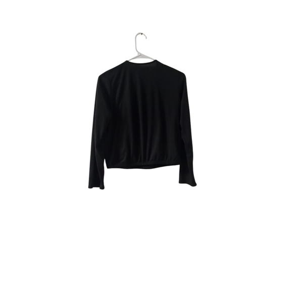 Women's OAK + FORT Black Long Sleeve Tee M - Picture 3 of 8